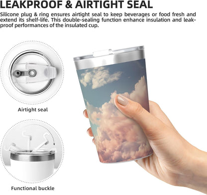 Clear and crystalline Insulated Straw Cup Ideal for Gym use or Carrying on The go
