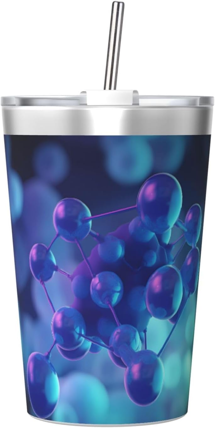 Clear and crystalline Insulated Straw Cup Ideal for Gym use or Carrying on The go