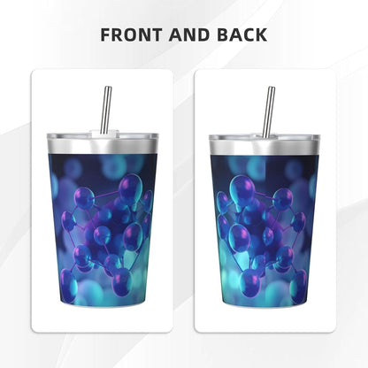 Clear and crystalline Insulated Straw Cup Ideal for Gym use or Carrying on The go