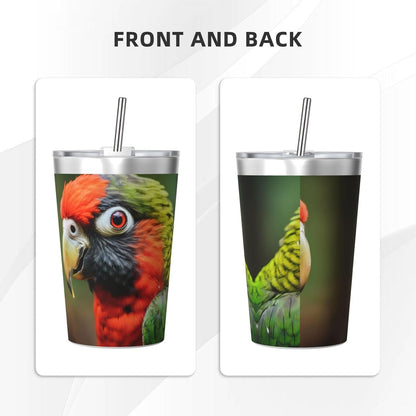 Clear and crystalline Insulated Straw Cup Ideal for Gym use or Carrying on The go