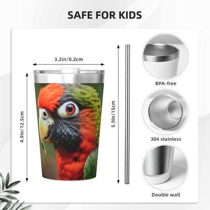 Clear and crystalline Insulated Straw Cup Ideal for Gym use or Carrying on The go