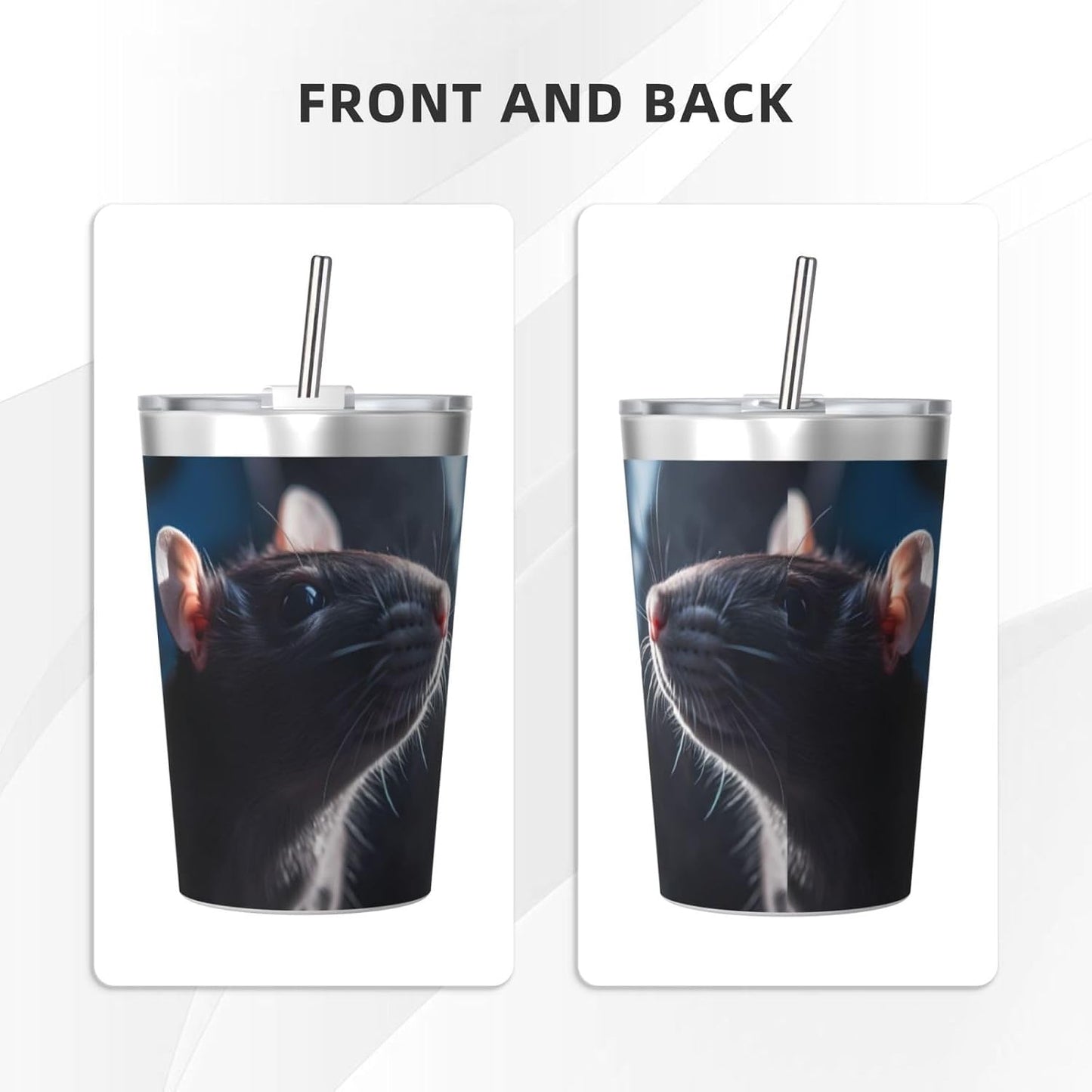 Clear and crystalline Insulated Straw Cup Ideal for Gym use or Carrying on The go