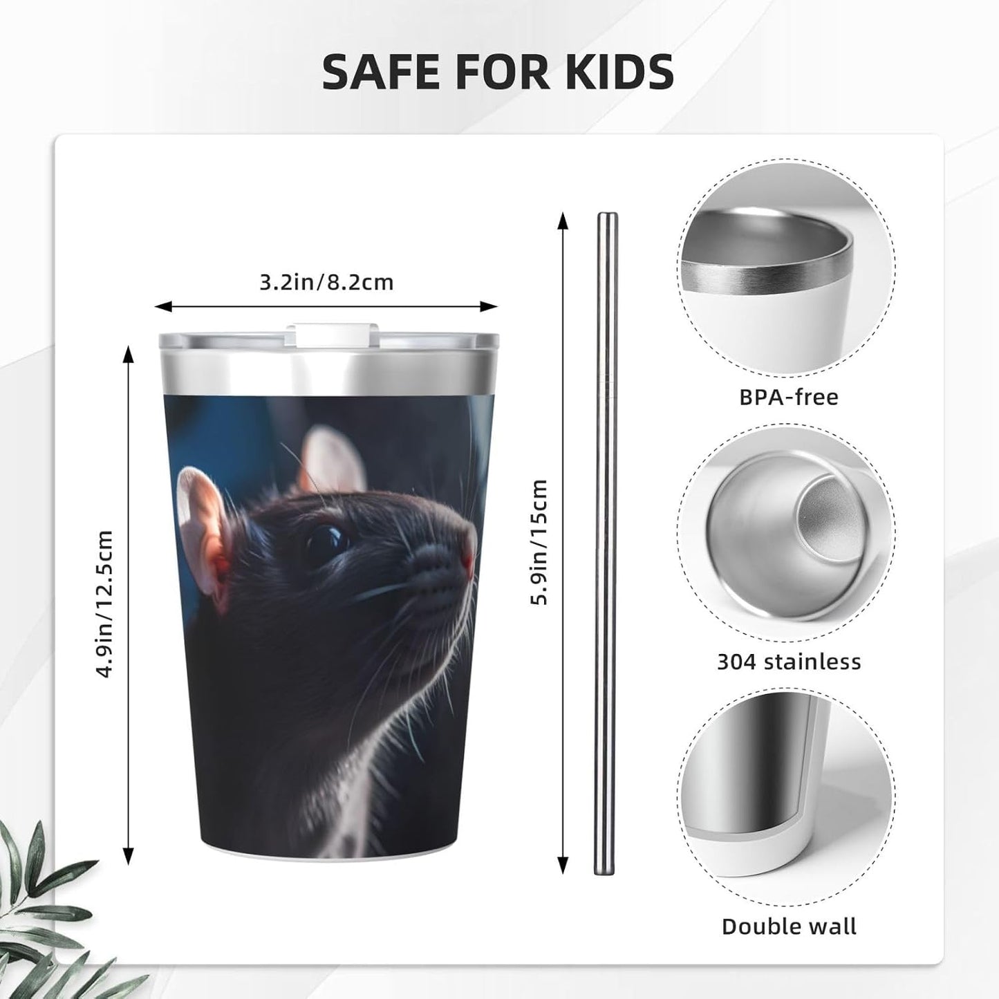 Clear and crystalline Insulated Straw Cup Ideal for Gym use or Carrying on The go