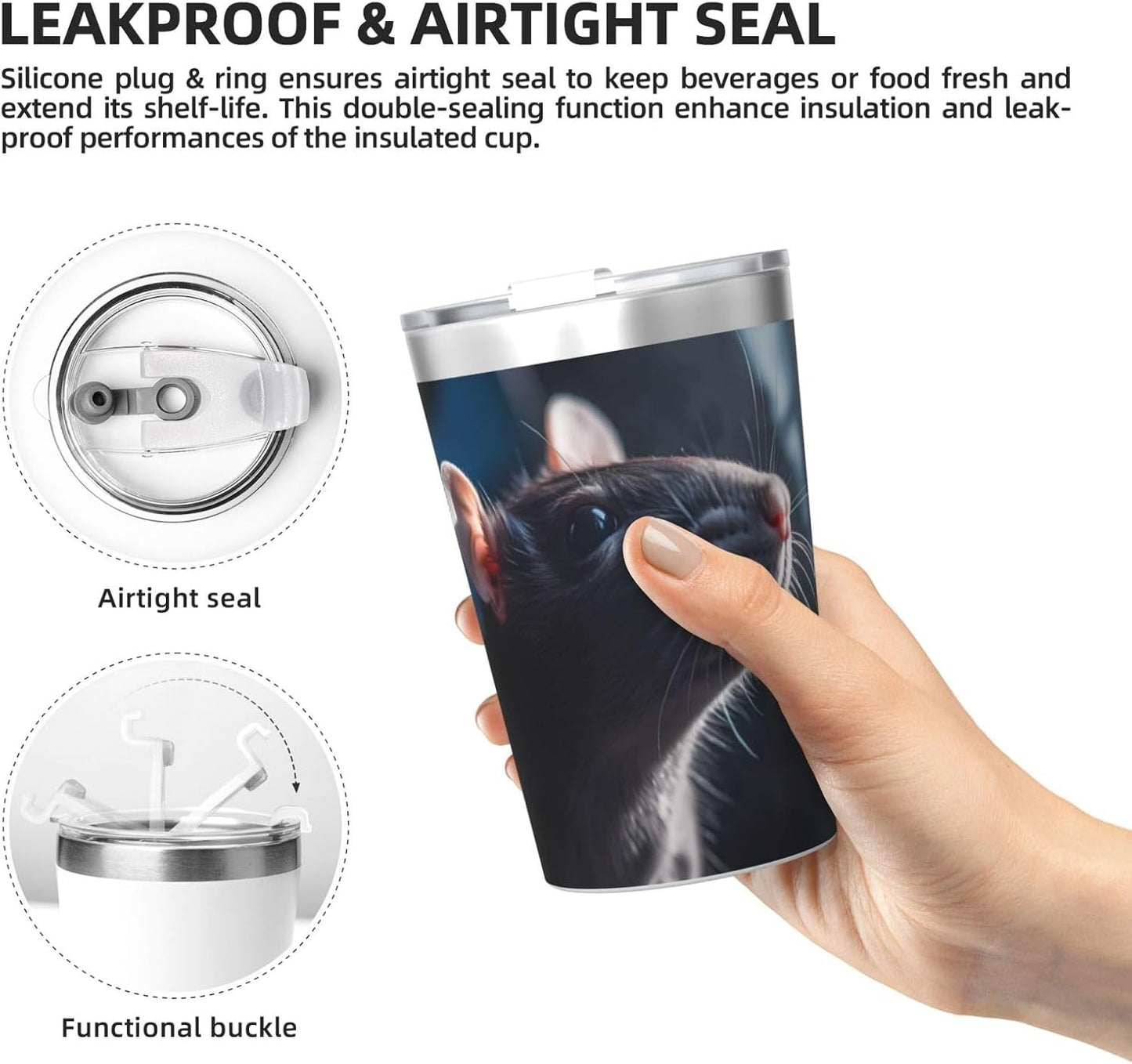 Clear and crystalline Insulated Straw Cup Ideal for Gym use or Carrying on The go