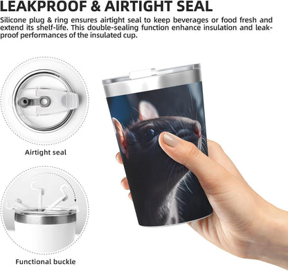 Clear and crystalline Insulated Straw Cup Ideal for Gym use or Carrying on The go