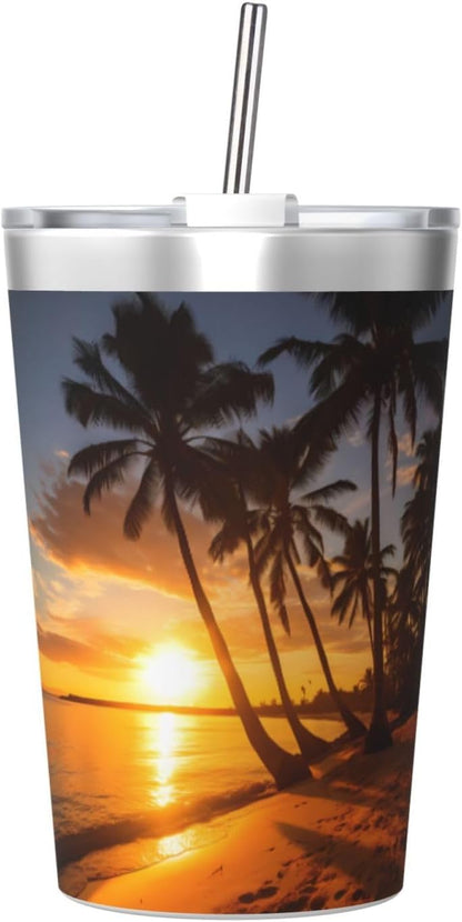 Clear and crystalline Insulated Straw Cup Ideal for Gym use or Carrying on The go