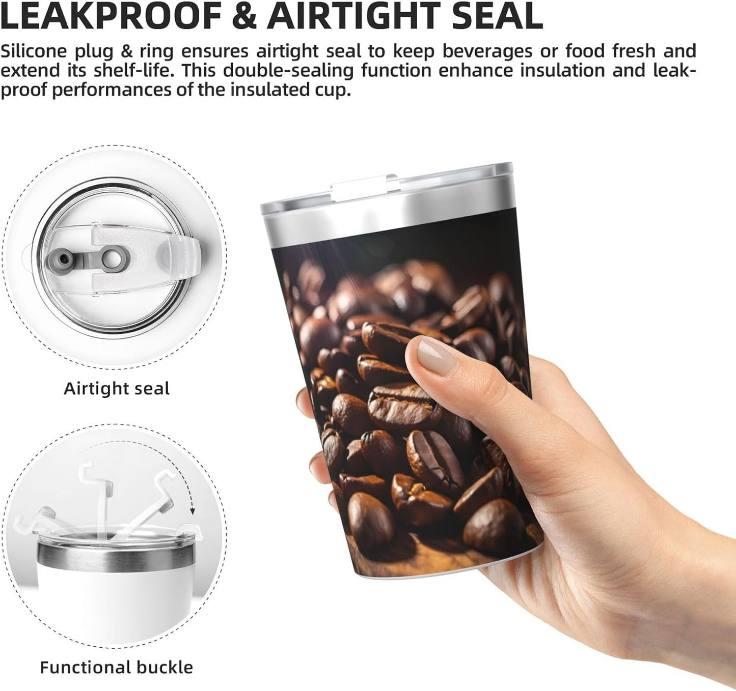 Clear and crystalline Insulated Straw Cup Ideal for Gym use or Carrying on The go