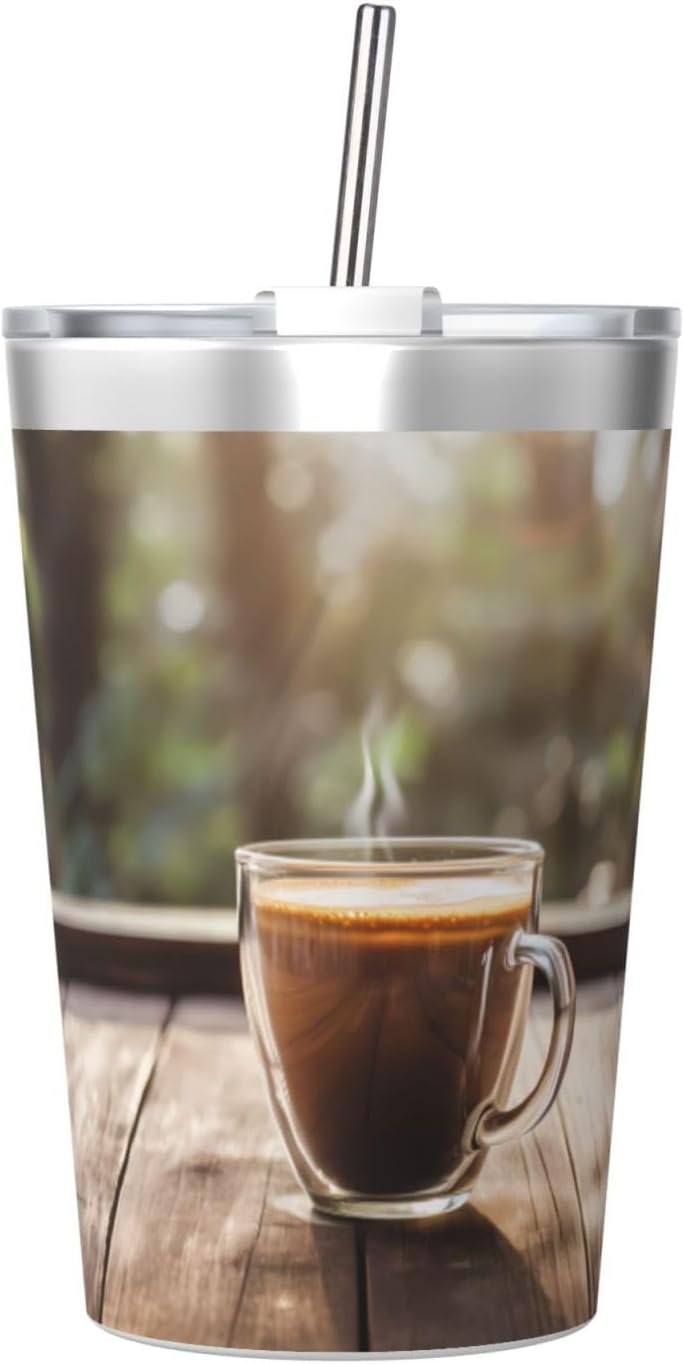 Clear and crystalline Insulated Straw Cup Ideal for Gym use or Carrying on The go