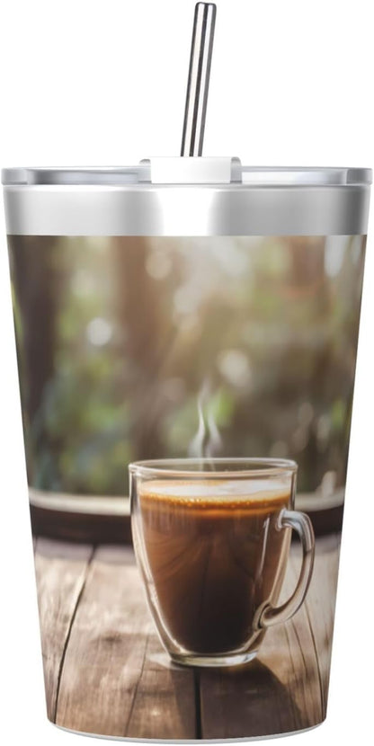 Clear and crystalline Insulated Straw Cup Ideal for Gym use or Carrying on The go