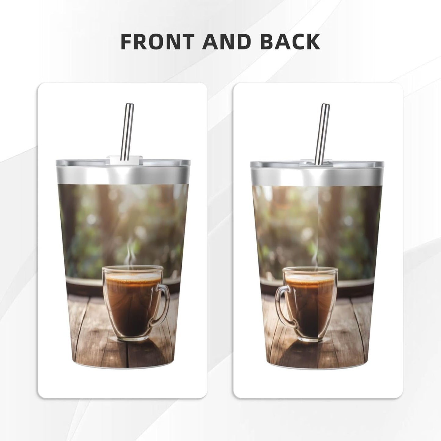 Clear and crystalline Insulated Straw Cup Ideal for Gym use or Carrying on The go
