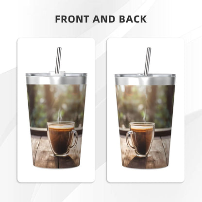 Clear and crystalline Insulated Straw Cup Ideal for Gym use or Carrying on The go