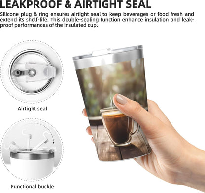 Clear and crystalline Insulated Straw Cup Ideal for Gym use or Carrying on The go