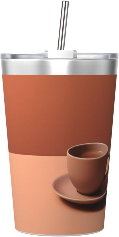 Clear and crystalline Insulated Straw Cup Ideal for Gym use or Carrying on The go