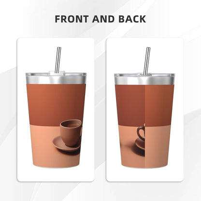 Clear and crystalline Insulated Straw Cup Ideal for Gym use or Carrying on The go