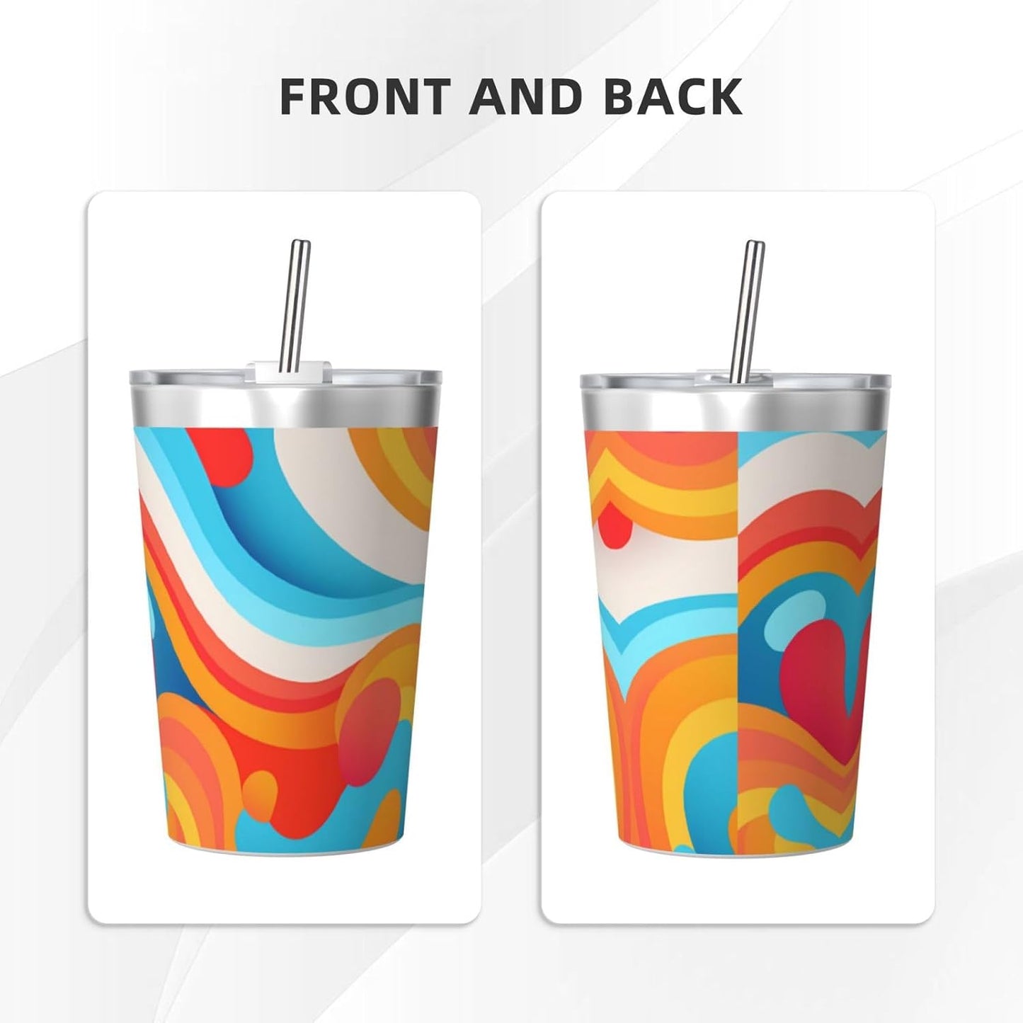Clear and crystalline Insulated Straw Cup Ideal for Gym use or Carrying on The go