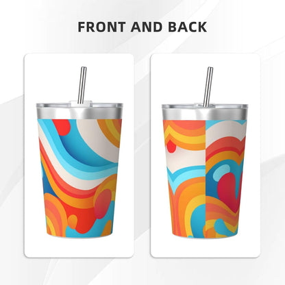 Clear and crystalline Insulated Straw Cup Ideal for Gym use or Carrying on The go