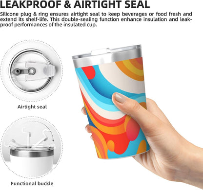 Clear and crystalline Insulated Straw Cup Ideal for Gym use or Carrying on The go