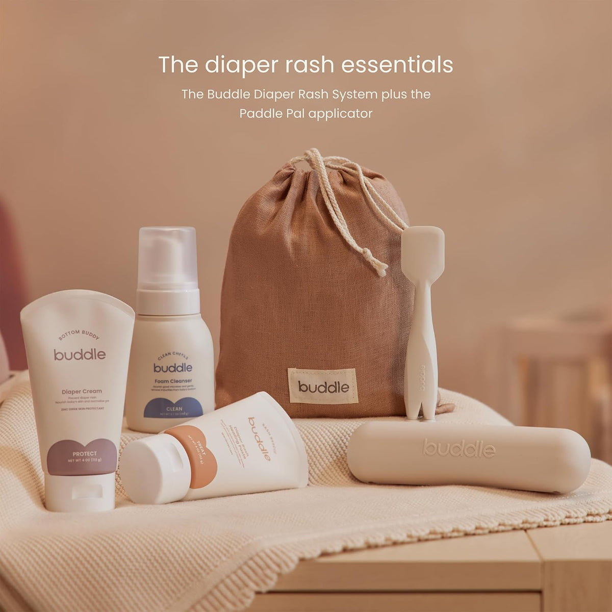 Buddle 4-Piece Diaper Rash Essentials Kit