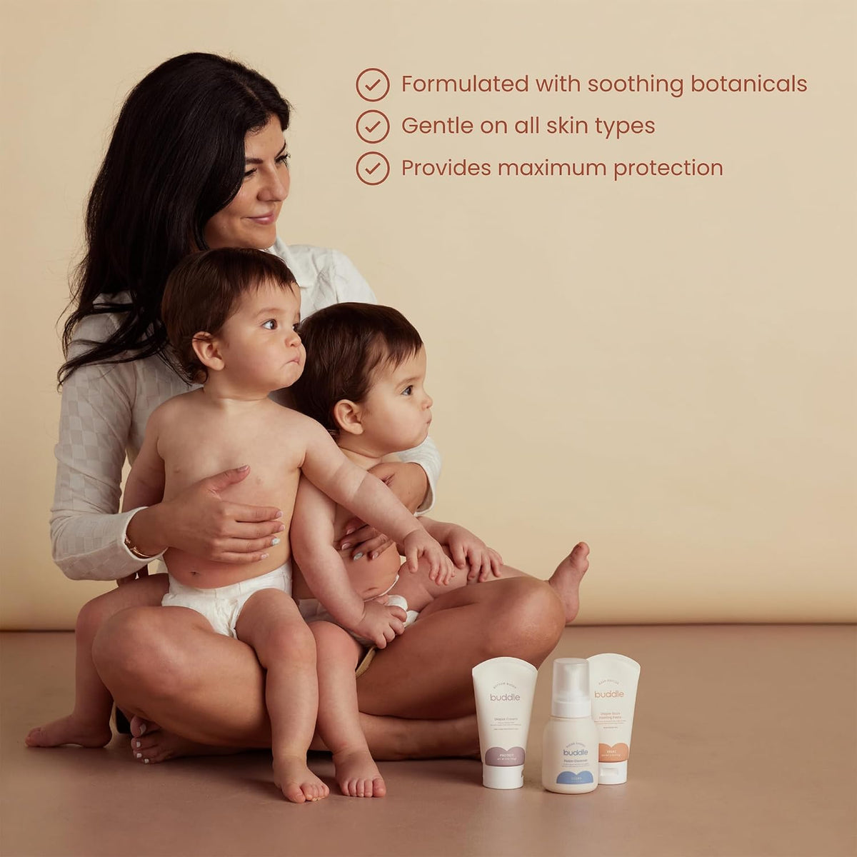 Buddle 4-Piece Diaper Rash Essentials Kit