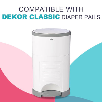 Refills Compatible with DEKOR Classic Diaper Pail Refill Bags