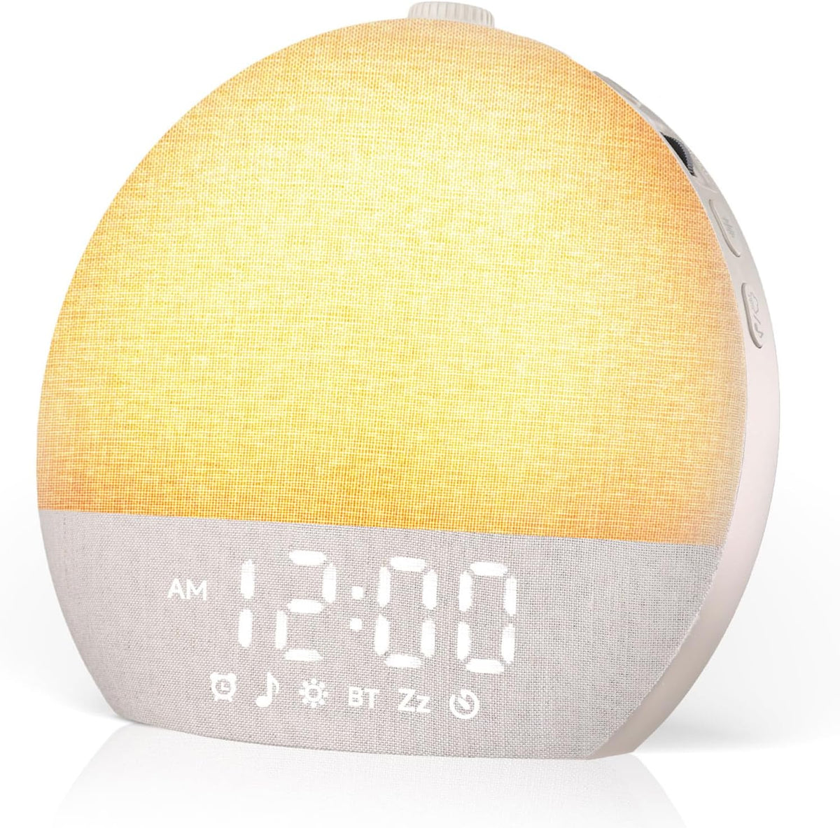 Sunrise Alarm Clock, Noise Sound Machine Night Light, Wood Grain