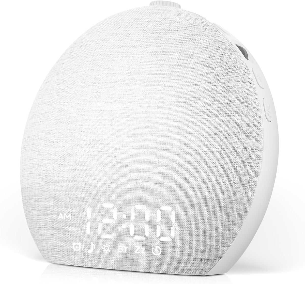 Sunrise Alarm Clock, Noise Sound Machine Night Light, Wood Grain