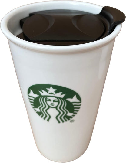 Replacement Lid for Coffee Mug & Tea Cup - Competible With Starbucks Ceramic Travel Mug 10oz / 12oz / 16oz, Slide Lid,Tumbler Lid, Mug Lid, Cup Lid