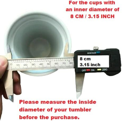 Replacement Lid for Coffee Mug & Tea Cup - Competible With Starbucks Ceramic Travel Mug 10oz / 12oz / 16oz, Slide Lid,Tumbler Lid, Mug Lid, Cup Lid