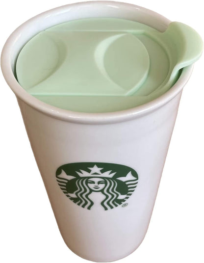 Replacement Lid for Coffee Mug & Tea Cup - Competible With Starbucks Ceramic Travel Mug 10oz / 12oz / 16oz, Slide Lid,Tumbler Lid, Mug Lid, Cup Lid