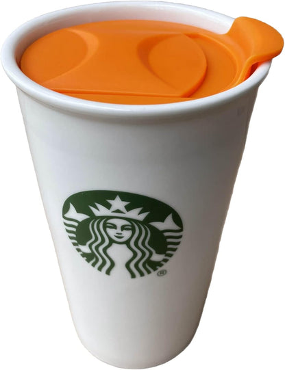 Replacement Lid for Coffee Mug & Tea Cup - Competible With Starbucks Ceramic Travel Mug 10oz / 12oz / 16oz, Slide Lid,Tumbler Lid, Mug Lid, Cup Lid