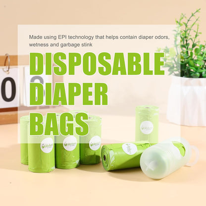 Disposable Diaper Bags, Rainbow