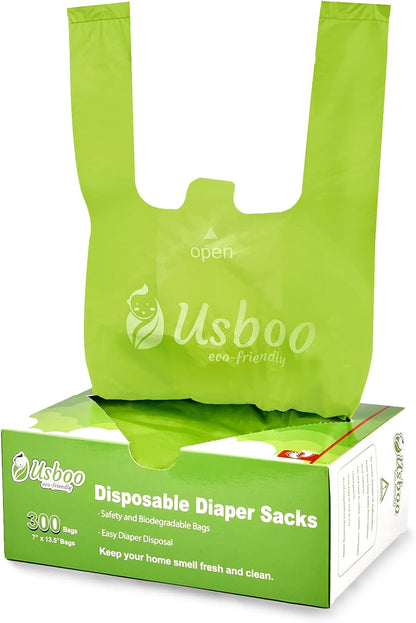 Disposable Diaper Bags, Rainbow