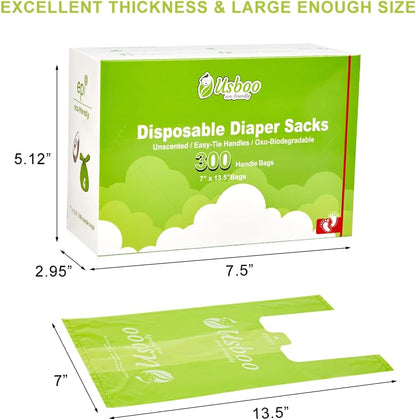 Disposable Diaper Bags, Rainbow