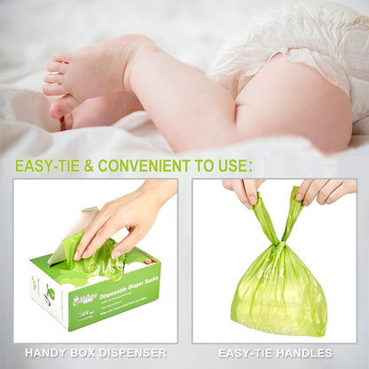 Disposable Diaper Bags, Rainbow