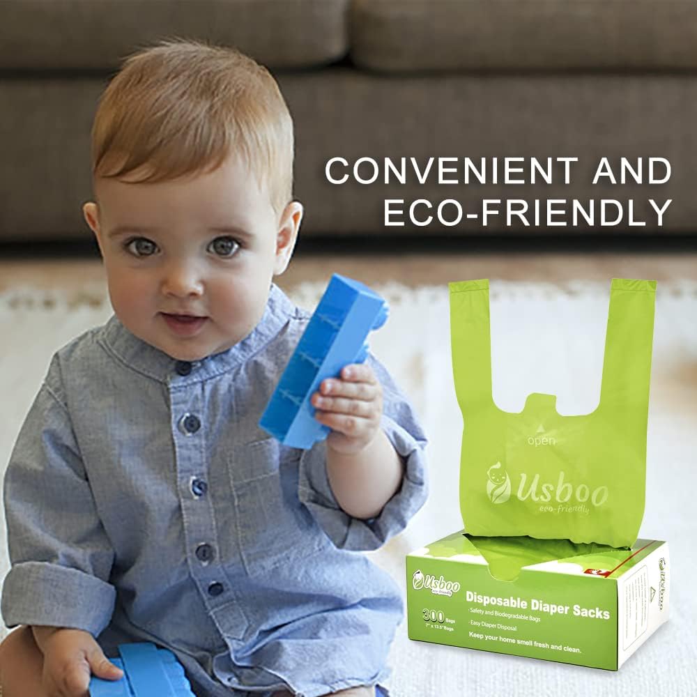 Disposable Diaper Bags, Rainbow