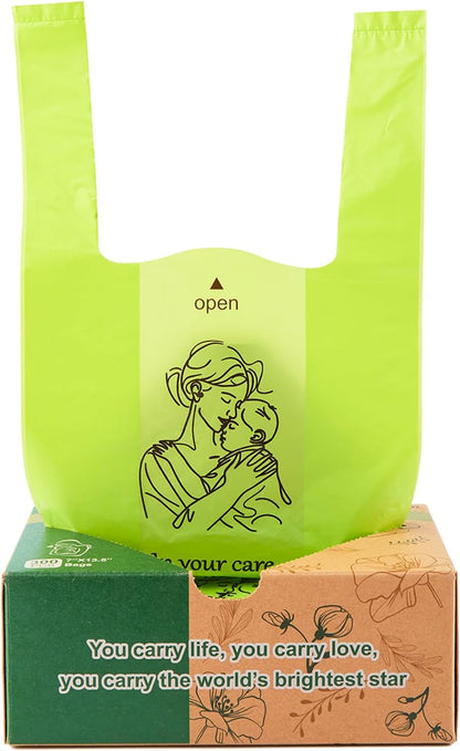 Disposable Diaper Bags, Rainbow