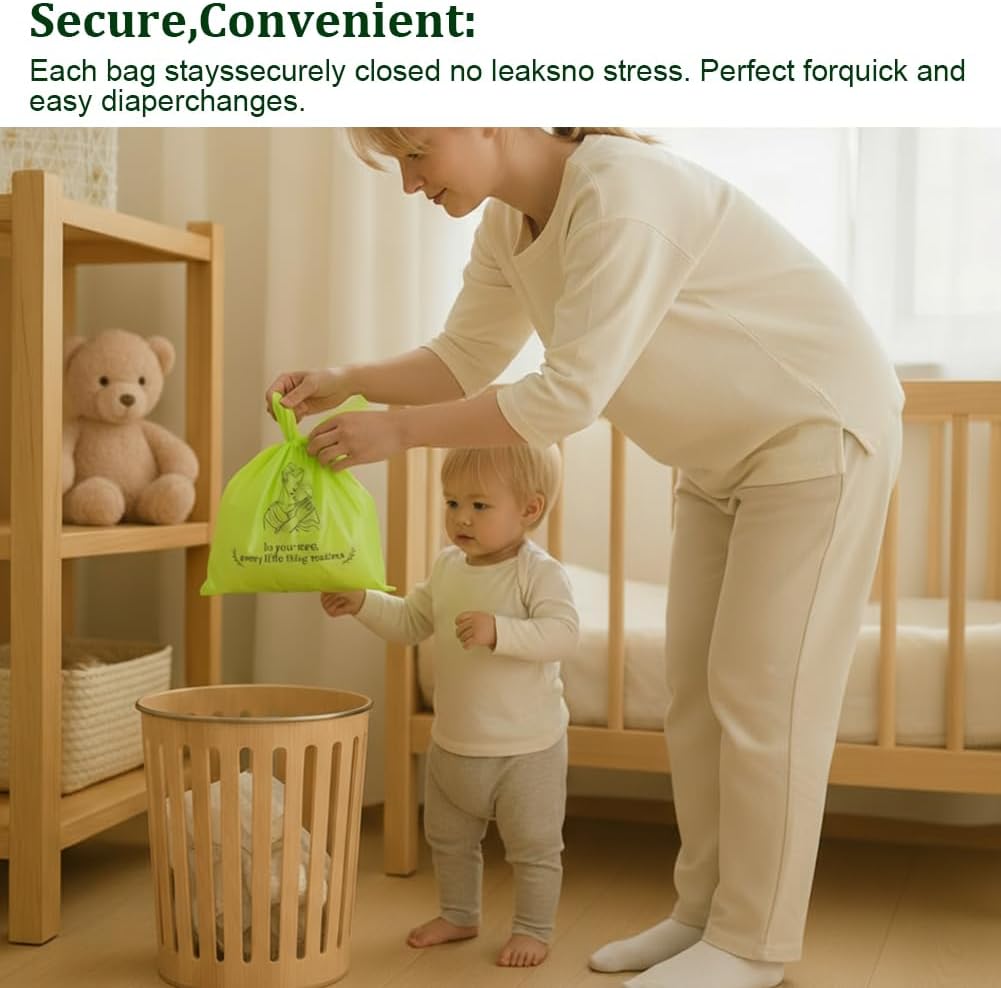 Disposable Diaper Bags, Rainbow