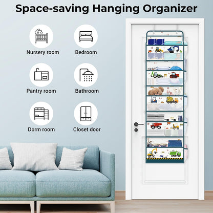 Gamer Over the Door Organizer Diaper Toy Nursery Hanging Shelf