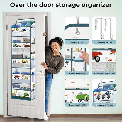 Gamer Over the Door Organizer Diaper Toy Nursery Hanging Shelf