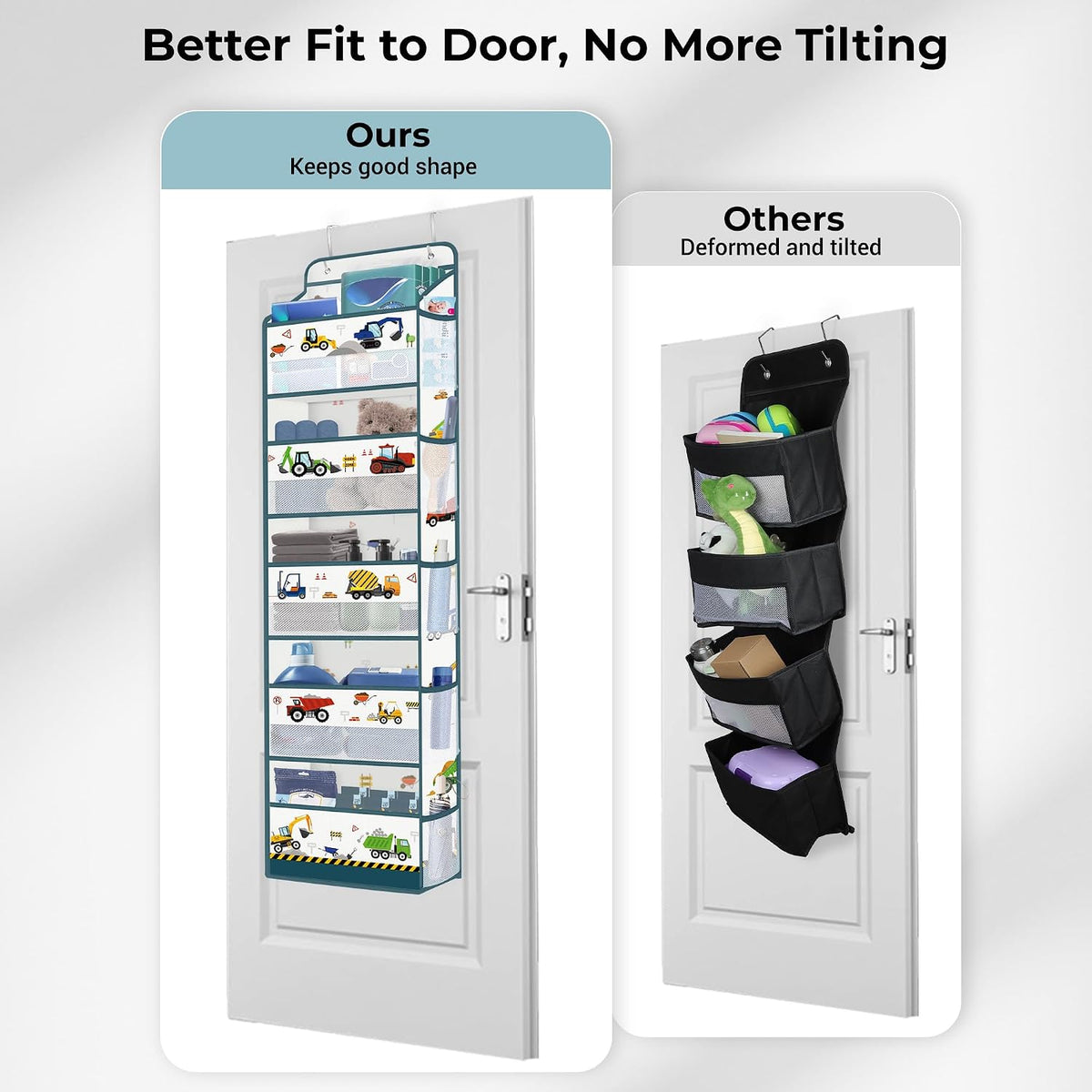 Gamer Over the Door Organizer Diaper Toy Nursery Hanging Shelf