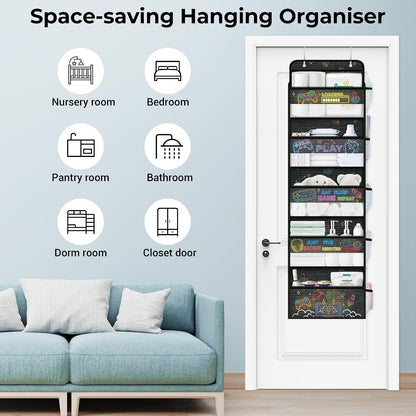 Gamer Over the Door Organizer Diaper Toy Nursery Hanging Shelf