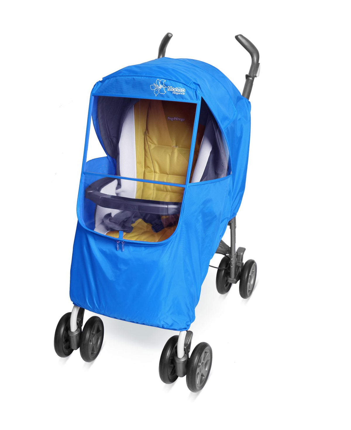 Elegance Plus Stroller Weather Shield/Rain Cover, Blue