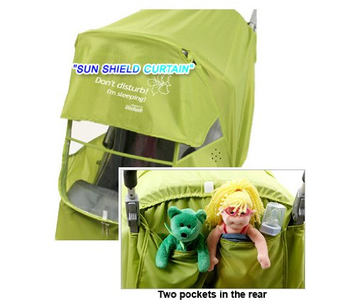 Elegance Plus Stroller Weather Shield/Rain Cover, Blue
