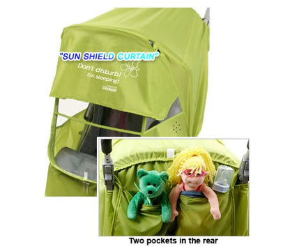 Elegance Plus Stroller Weather Shield/Rain Cover, Blue