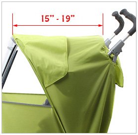 Elegance Plus Stroller Weather Shield/Rain Cover, Blue