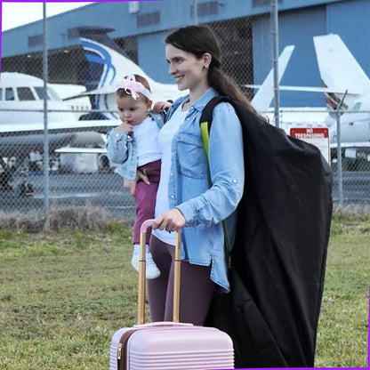 Large Stroller Travel Bag for Airplane, Fits Double & Jogging Strollers