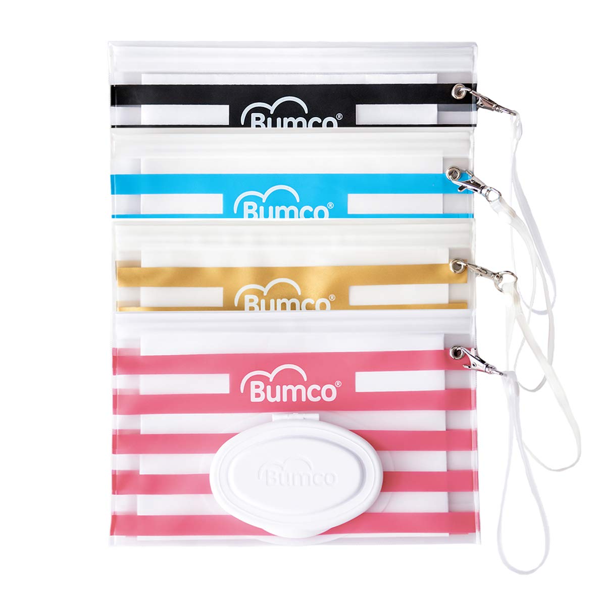 Airtight Wipes Dispenser, Keeps Wet, Reusable Refillable Pouch, Diaper Bag Organizer for Travel, Carrying Clutch, Unique Baby Gift for Girl Boy [multicolor]