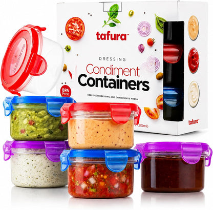 4 oz Food Storage Containers, Twist Top, BPA-Free