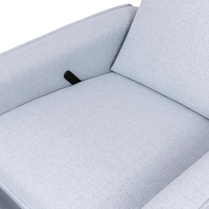 Davinci Penny Recliner and Swivel Glider in Performance Chambray Eco-Twill, GREENGUARD Gold and CertiPUR-US® Certified, Eco-Performance Fabric, Water Repellent & Stain Resistant