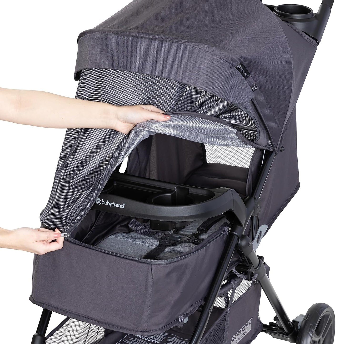 Baby Trend Sonar Cargo 3-Wheel Travel System, Desert Sage